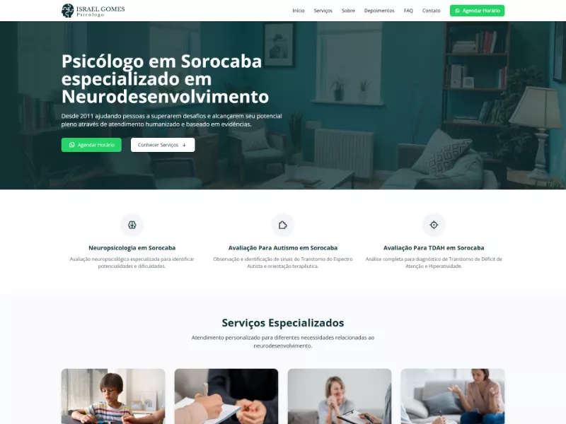 Israel Gomes Psicólogo
